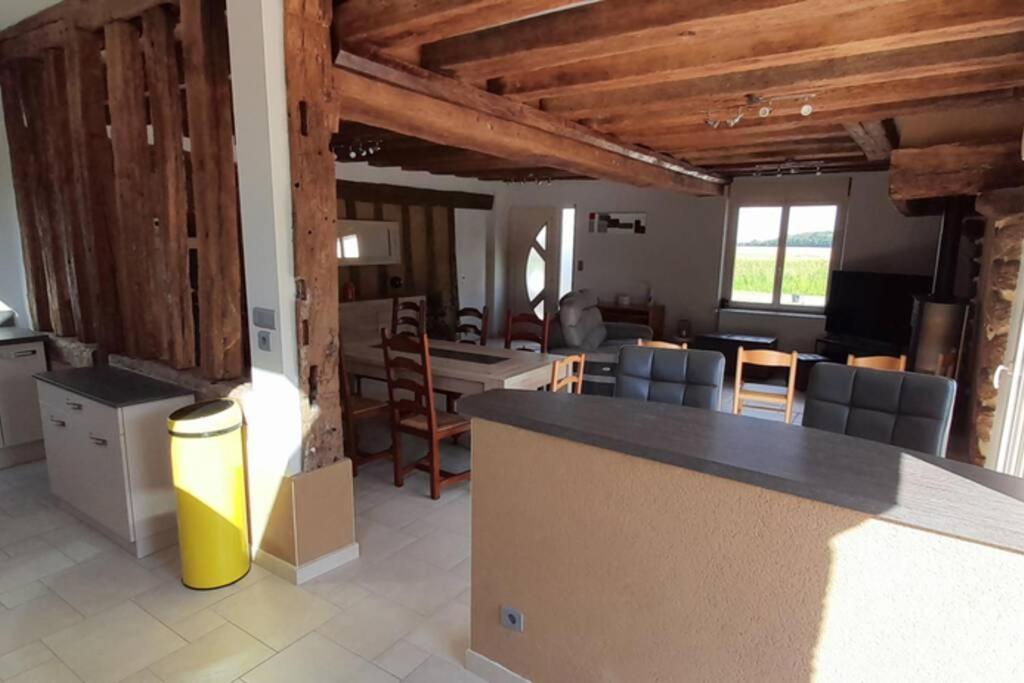 Maison En Colombage Renovee La Fontenelle  Kültér fotó