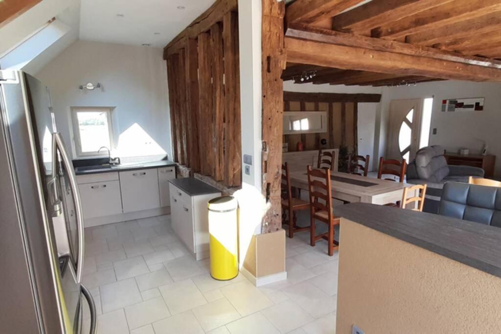 Maison En Colombage Renovee La Fontenelle  Kültér fotó